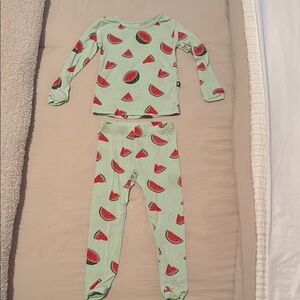 Watermelon Print Kids Pajamas